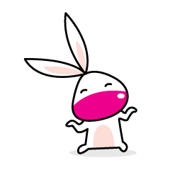 [LINEスタンプ] Kanompang Rabbitの画像（メイン）