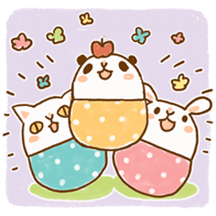 [LINEスタンプ] chubby ANIMALSの画像（メイン）