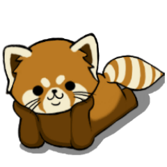 [LINEスタンプ] レッサーパンダの茶太郎