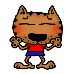 [LINEスタンプ] 日常の挨拶猫スタンプの画像（メイン）