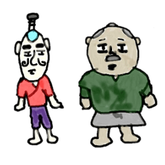 [LINEスタンプ] 殿と家老のリアル日常の画像（メイン）