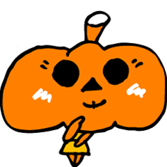 [LINEスタンプ] ゆるーい、かぼちゃのスタンプ