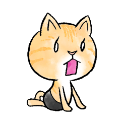 [LINEスタンプ] パンツ一丁ねこ