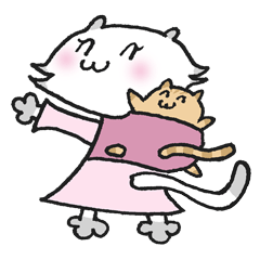 [LINEスタンプ] 主婦の味方！かわいい「子育てにゃんこ」