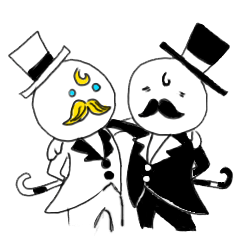 [LINEスタンプ] Tom＆Brian