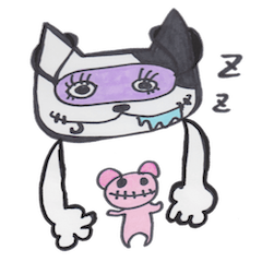 [LINEスタンプ] emo猫の画像（メイン）