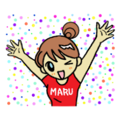 [LINEスタンプ] おだんごマルちゃんの画像（メイン）