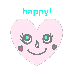 [LINEスタンプ] キモチつたわる？hartyチャン