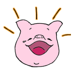 [LINEスタンプ] うちの仔豚くん 2