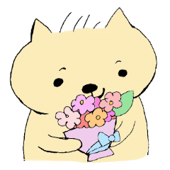 [LINEスタンプ] 犬系男子と猫系男子の日常の画像（メイン）