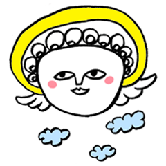 [LINEスタンプ] Love Love Angelの画像（メイン）