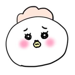 [LINEスタンプ] ふわこ いろいろな顔ver.の画像（メイン）