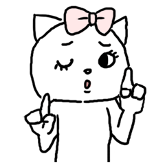 [LINEスタンプ] 猫耳アイドルさちこの画像（メイン）