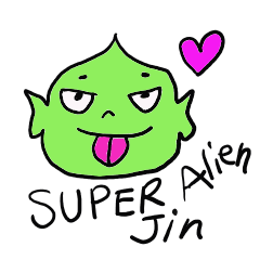 [LINEスタンプ] Super Alien Kidの画像（メイン）