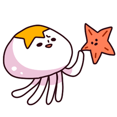 [LINEスタンプ] ゆるくらげ