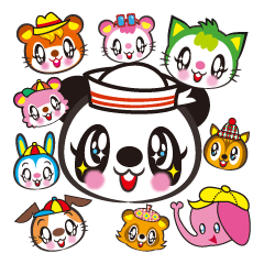 [LINEスタンプ] 松岡コージ（The Funny Animals)