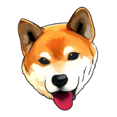 [LINEスタンプ] 柴犬家族の画像（メイン）