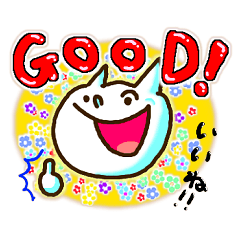 [LINEスタンプ] 相づち上手のメイモユマリーと猫の画像（メイン）