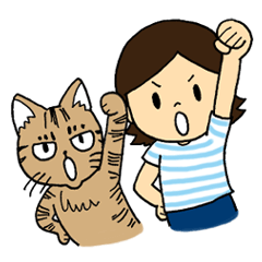 [LINEスタンプ] おれはキャツ