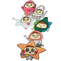 [LINEスタンプ] おもしろ魚スタンプ
