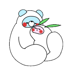 [LINEスタンプ] snow rabbit and snow bearの画像（メイン）