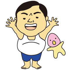 [LINEスタンプ] みーやん＆タダシの画像（メイン）