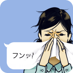 [LINEスタンプ] 吹出一家の画像（メイン）