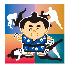 [LINEスタンプ] 相撲力士の日常