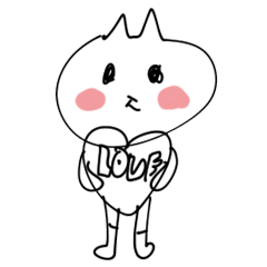 [LINEスタンプ] ネコのてんこちゃん