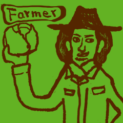 [LINEスタンプ] I am farmer！！の画像（メイン）