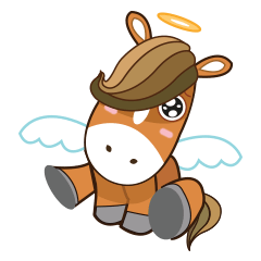 [LINEスタンプ] Brown Horseの画像（メイン）