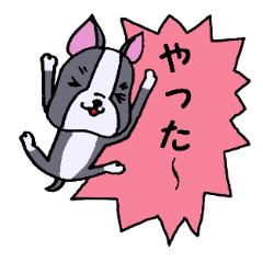 [LINEスタンプ] 愉快なボストンテリアちゃん