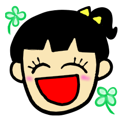 [LINEスタンプ] Useful message with girl stampの画像（メイン）