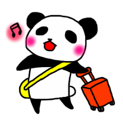 [LINEスタンプ] ぱんだちゃん台湾に行く。の画像（メイン）