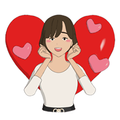 [LINEスタンプ] Life of Belle (office lady)の画像（メイン）