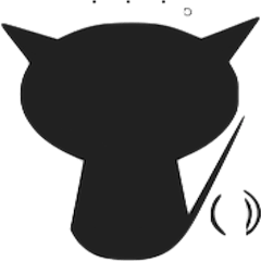 [LINEスタンプ] くろ猫の画像（メイン）