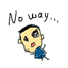 [LINEスタンプ] 子供のらくがき（英語版）