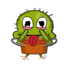 [LINEスタンプ] Cactus boy Abel 2