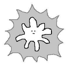 [LINEスタンプ] 無表情あめーばくん