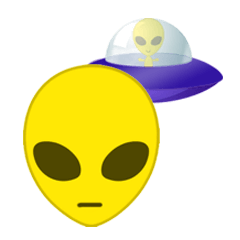 [LINEスタンプ] 宇宙人イエロー