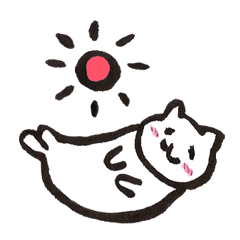 [LINEスタンプ] ねこポッポ