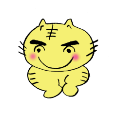 [LINEスタンプ] ここにゃん