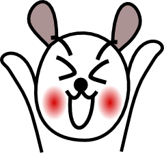 [LINEスタンプ] かわいいウサギさんの日常