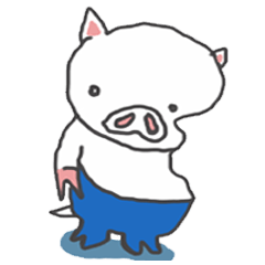 [LINEスタンプ] ブタまぁのライフスタイル