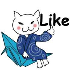 [LINEスタンプ] Japanese cats (English)