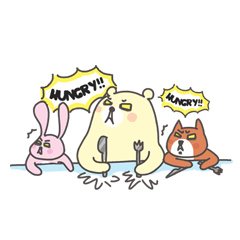 [LINEスタンプ] Three Heads Are Better Than One or Twoの画像（メイン）