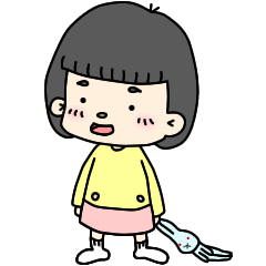 [LINEスタンプ] おチビちゃんとウサギさん