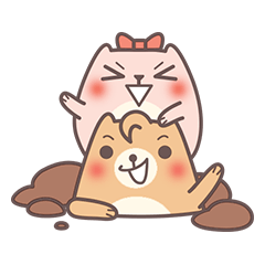 [LINEスタンプ] I am Prairie dog.