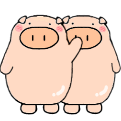 [LINEスタンプ] ぶたのトン君 動物スタンプ