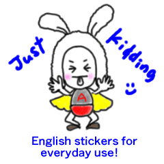 [LINEスタンプ] Ady Ranger - 日常英会話用のスタンプの画像（メイン）